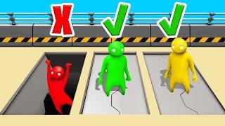 WRONG HOLE = GET TROLLED! (Gang Beasts)