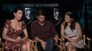 FINAL DESTINATION 5 Interviews with Jacqueline McInnes Wood, Miles Fisher, Ellen Wroe