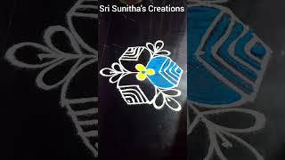 Latest easy rangoli designs ️ Sri Sunitha's Creations.