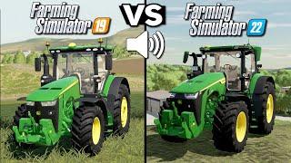 Farming Simulator 19 vs Farming Simulator 22 | PORÓWNANIE DŹWIĘKU 