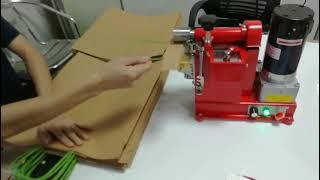 Cost effective Manual gluing machine for paper bags