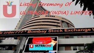 Listing Ceremony Of Ultracab (India) Limited