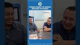 Silaturahmi Firman Dandy ke Harian Serambi Indonesia