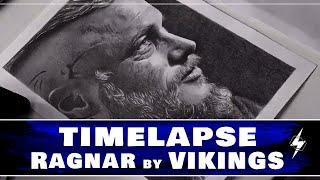 TIMELAPSE RAGNAR from VIKINGS - Tutorial disegno realistico con spiegazione