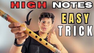 How To Play HIGH NOTES & LOW NOTES On Flute | EASY TRICK | FLUTE LESSON | Beginner | Shreyan's Flute