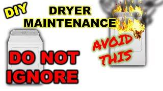 Dryer maintenance. Dryer vent cleaning kit. How to use it.
