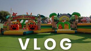 JUMBO JUMP SAFARI PARK KARACHI VLOG