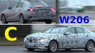 Mercedes Erlkönig C-Klasse C-Class W206 (2021) prototype * 4K Spy Video