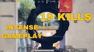 INTENSE GAMEPLAY | 19 KILLS SOLO VS SQUAD | PUBG MOBILE