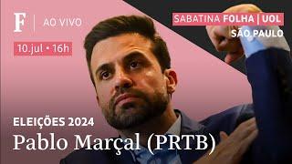 Pablo Marçal (PRTB) participa de sabatina Folha/UOL com pré-candidatos de São Paulo