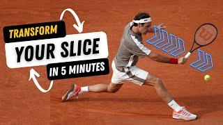 Transform Your Slice in 5 Minutes - Tennis Backhand Slice Technique