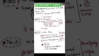 ib mts syllabus||ib syllabus||ib security assistant syllabus 2023|| IB EXAM PATTERN 2023||