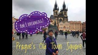 Tourists From All Over The World Flock Prague's Old Town Square in Czech Republic