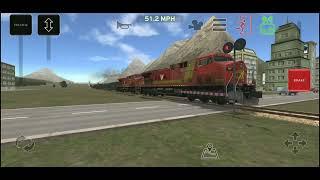 AWVR 1206 sd40-2 stopping the runaway train! train and railyard simulator