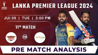 LPL 2024: Kandy Falcons vs Jaffna Kings 11th Match Prediction | KFL vs JFK Dream11 team prediction