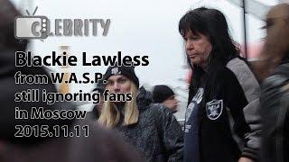 Blackie Lawless from W.A.S.P. still ignoring fans in Moscow, 11.11.2015