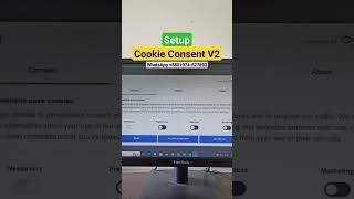 Cookie Consent Version 2 Setup Step By Step EU Website