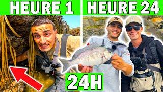 On Mange Uniquement ce qu'on Pêche pendant 24h ! (Feat @bardecume )