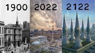 Evolution of Kyiv 1910 - 2022 (UKRAINE)