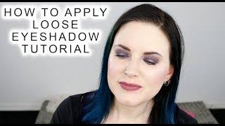 Best Ways to Apply Loose Eyeshadow Tutorial  | PHYRRA