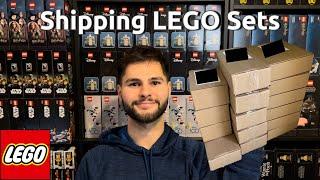 Pack 15 LEGO Orders With Me! How I Ship Sets