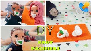 DIY | Making miniature pacifiers - pacifiers for barbie dolls  - easy for beginners!