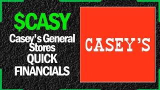 $CASY Stock - Casey's General Stores | Quick Financials | LAST 12 YEARS