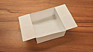 how to make box using paper ║ Paano gumawa ng kahon na gawa sa papel.