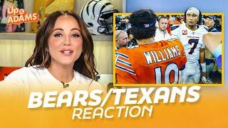 "Physical and Nasty!" - Kay Adams Reacts to Bears/Texans and Caleb Getting Sacked 7 Times in Loss