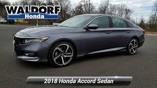 Certified 2018 Honda Accord Sedan Sport 1.5T, Waldorf, MD H24085A