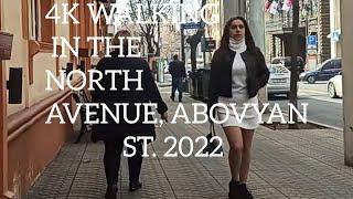 [4K] YEREVAN, ARMENIA,abovyan St,  Cinema Moscow,North avenue, Republic Square