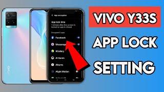 How to lock apps in vivo y33s vivo y33s me app lock kaise kare app lock setting