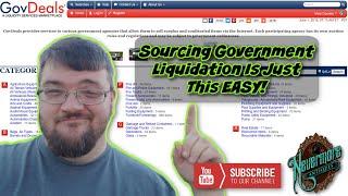 Govdeals.com Overview | How I Source Surplus Liquidation Online