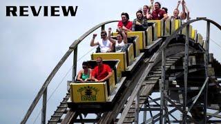 Cornball Express Review Indiana Beach CCI Wooden Roller Coaster