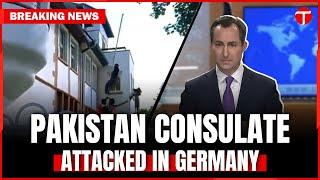 Pakistan Consulate Attacked in Germany, Afghan Kids Rip and Burn Flag