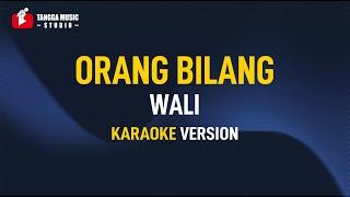 Wali - Orang Bilang (Karaoke)