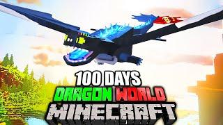 I Survived 100 Days as a DRAGON MASTER in Minecraft