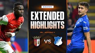 Braga vs. Hoffenheim: Extended Highlights | UEL League Phase MD 5 | CBS Sports Golazo - Europe