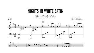 Partitura: Moody Blues - Nights in White Satin | Clases de Produccion de Partituras