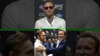 Conor McGregor reacts to Arnold Schwarzenegger praising him