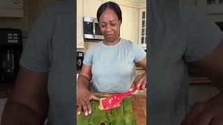 Make some blue drawers with me // Jamaican food // how to make duckoono #shorts