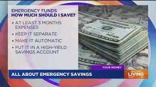 Learn how to create an emergency savings funds