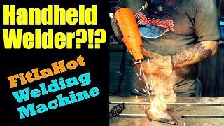 Handheld Stick Welder?!? This thing is wild! FitInHot Handheld Welding Machine