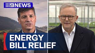 Energy bill relief looming for Aussie households | 9 News Australia