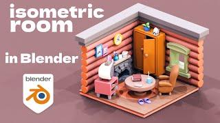 Let's make an isometric room design inside Blender | Beginner Tutorial |