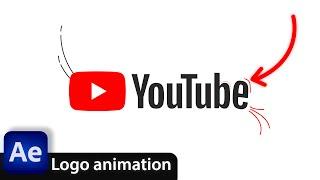 YouTube logo Animation in After Effects  -  After effects Tutorial (Easy Logo Animation)