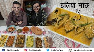 1600 Taka World's Priciest Fish Ilish/Hilsa I Bengali Hindu Home Food in Bangladesh I Rosogulla Chai