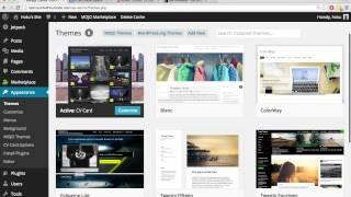 How to Customizing a wordpress theme