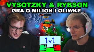 Vysotzky & Rybson - 1vs1 O POTEŻNĄ STAWKE W GRE WCHODZI AVMUSIA I MILION DOLARÓW | NOCNA LIGUSIA #55