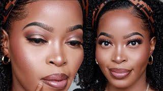 My NEW Updated Makeup RoutineMakeup for Dark Skin⇢ BEGINNER FRIENDLY STEP BY STEP |Msnaturallymary